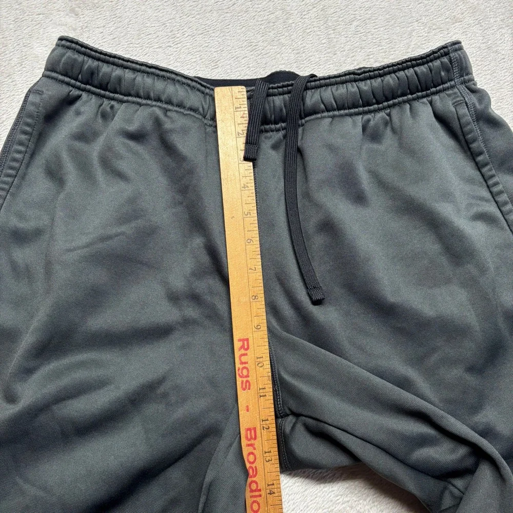 Nike Therma-FIT Mens XL Gray Fleece Lined Athletic Training Pants Drawstrings